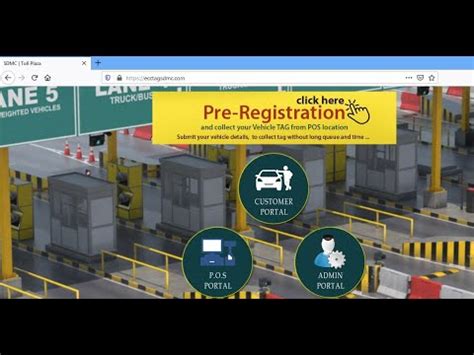 mcd rfid tag online registration|mcd fastag pre registration.